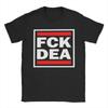 Vintage TShirt Summer FCK DEA Fashion TShirts Cotton Tshirt for Unisexs Awesome Pattern Short Sleeve Top Tees