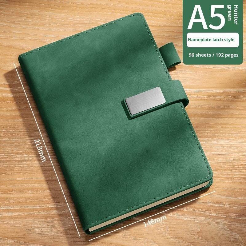 Vintage A5 Leather Notebook With Personalized Soft Cover For Business Meetings And College Life