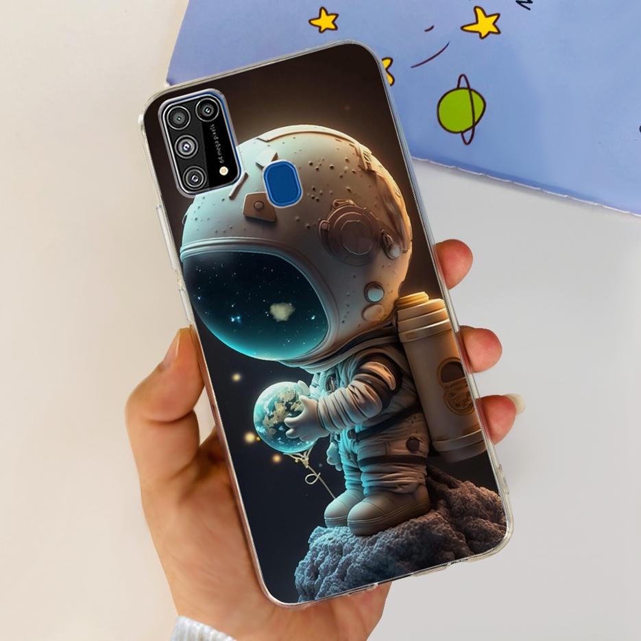 For Samsung Galaxy M31 Case SM-M315F Colorful Painted Cover Soft Slim Phone Case For Samsung M31 Prime M 31 s Galaxy M31s Fundas