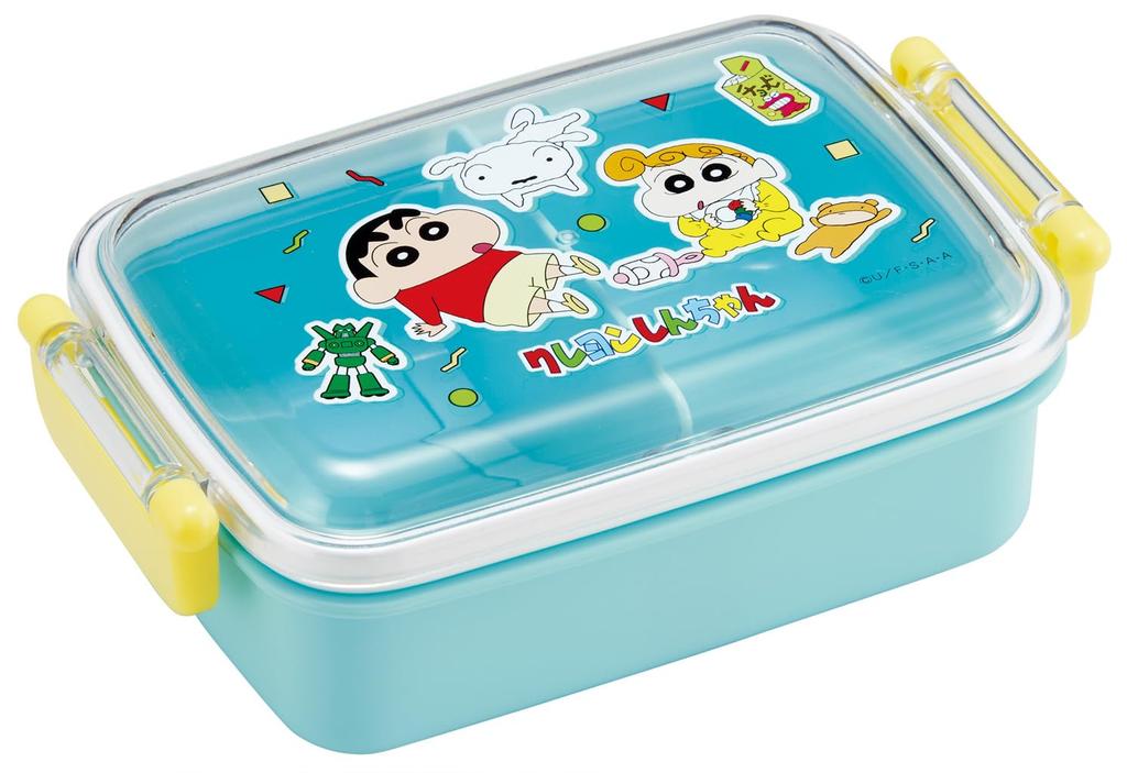 Skater Lunch Box for with a Lid for Easy Made In Featuring Crayon 26 Children, 450ml, Dome-shaped Packing, 1-tier, Japan, Shin-chan, RBF3AN-A