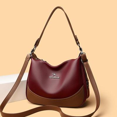 Sac bandoulière femme automne/hiver 2025: Tendance, Polyvalent, Grande Capacité, Style Color Block