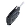 3 Button Flip Key Shell with Pre-Cut HU83 Blade CE0536 for Peugeot for Citroen No Electronics