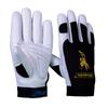 Weldas Top Grain Goat Leather White [YELLOWJACKET] Mechanic's Gloves, 10-2670XL, & Black, (XL Size).