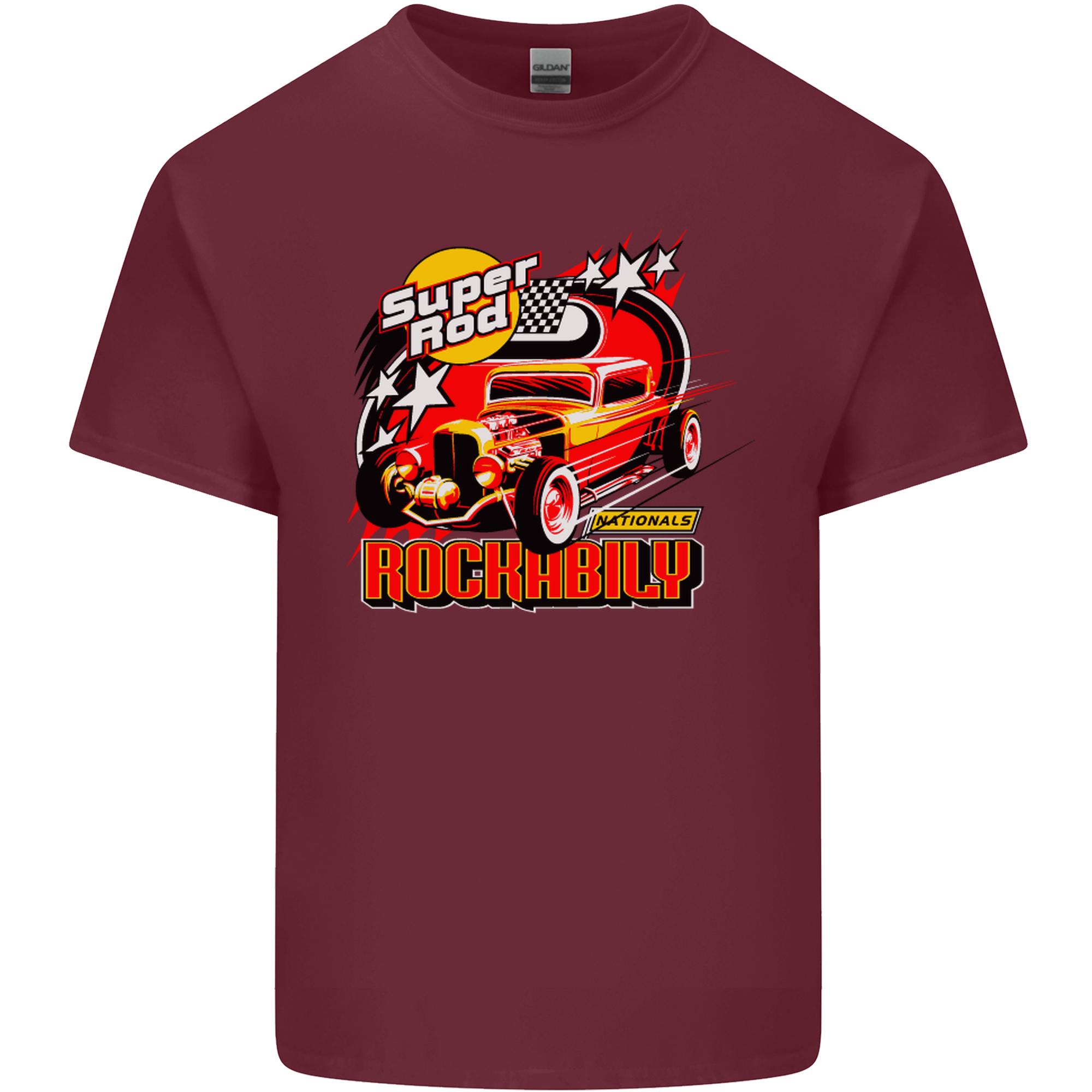 Rockabilly Hot Rod Hotrod Dragster Unisexs Light Cotton TShirt S