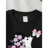 Kids Sweatshirt,Crew Neck Fashion Top, Fun "Floral Bear Butterfly" Patterned Sweatshirt, Suitable for Everyday Casual Wear