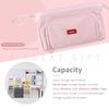 Large Capacity Portable Pencil Case Multi-Compartment Oxford Cloth Pencil Case Office Stationery Storage Desktop Organization