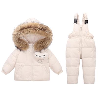 Kinder Daunenjacke Verdickter Warmer Anzug Skianzug Anzug Jacken