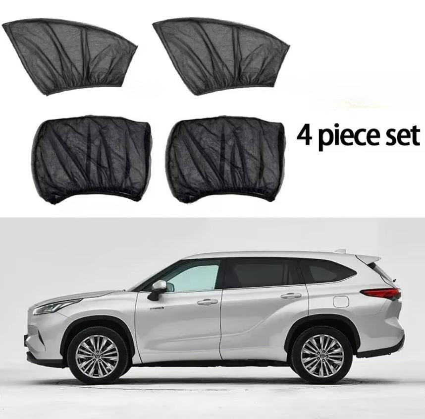 2/4pc NEW Mesh Sun Visor Protection Window Films Car Sun Shade Styling Accessories Auto UV Protect Curtain Side Window Sunshade