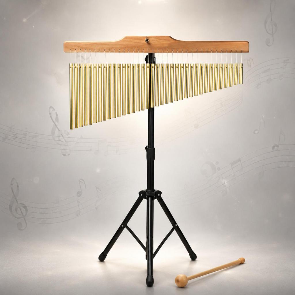 Adjustable Height Bar Chime Three-Leg 36-noteTone Wind Freestanding