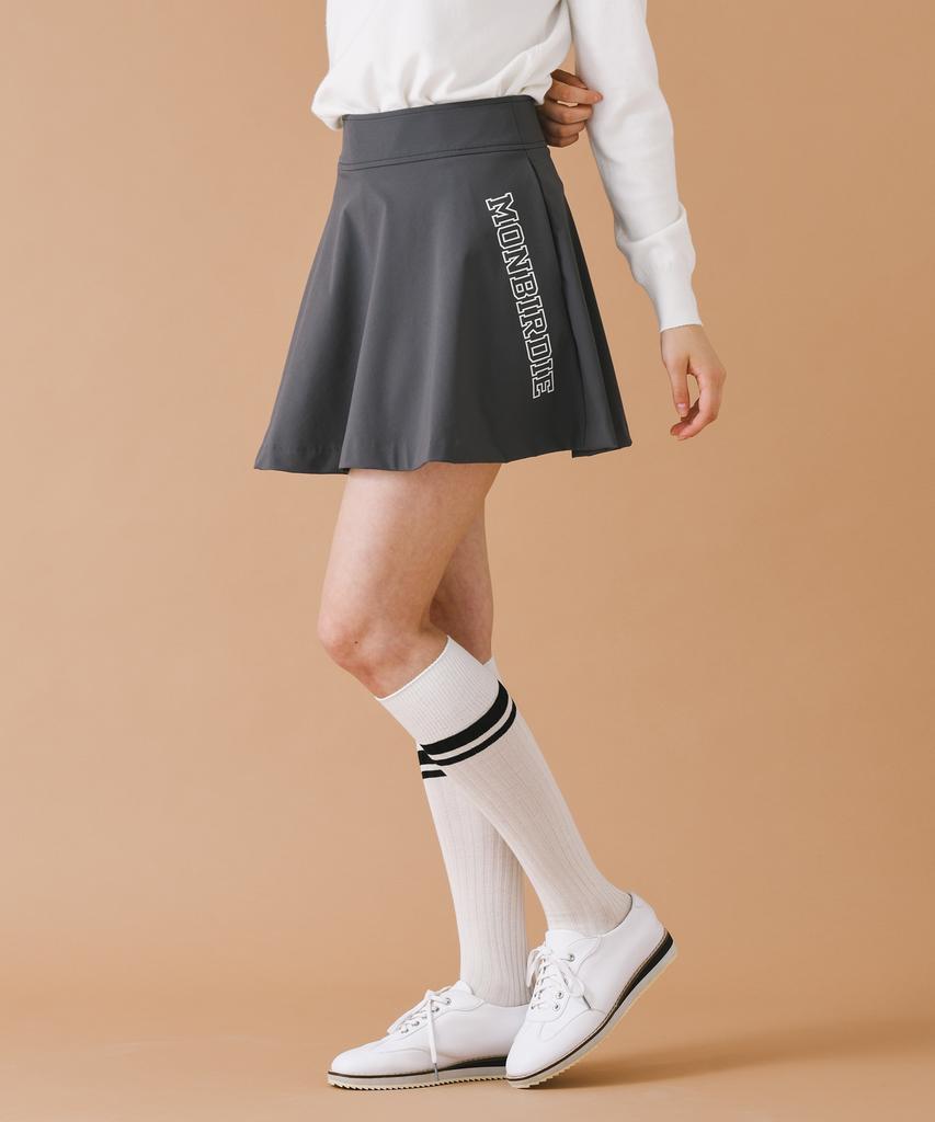MONBIRDIE GOLF Windproof Nylon Skirt D.Grey