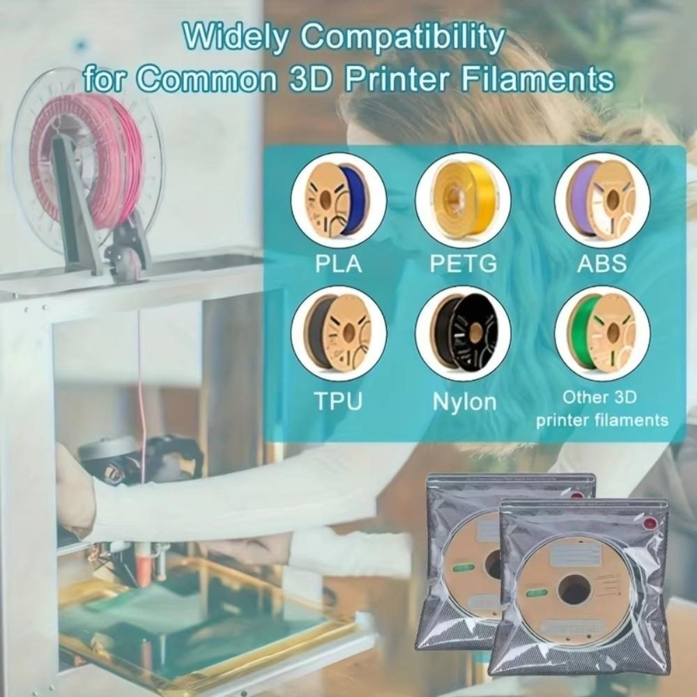 Airtight Seal 3D Filament Vacuum Storage Bags Light Blocking 3D Filament Bag Clothing Organization