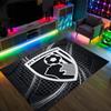 Bournemouth Football Design Crystal Velvet Carpet Cozy Non?Slip Printed Rug For Bedroom Living Room Entrance