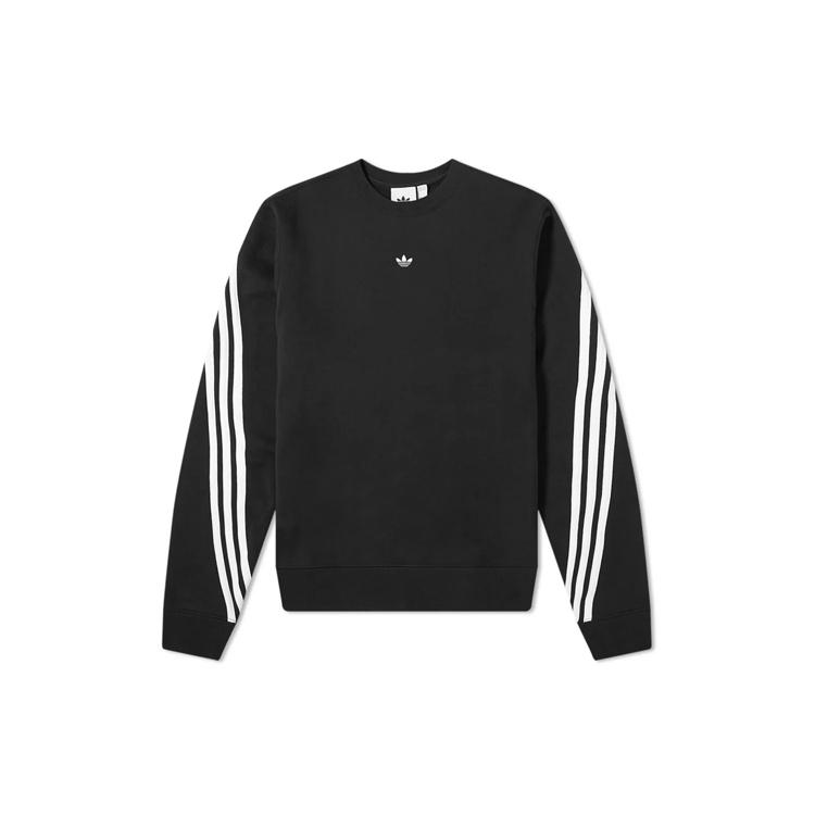 adidas originals 3-Stripes Wrap CR Crewneck Black Men s FM1522 S