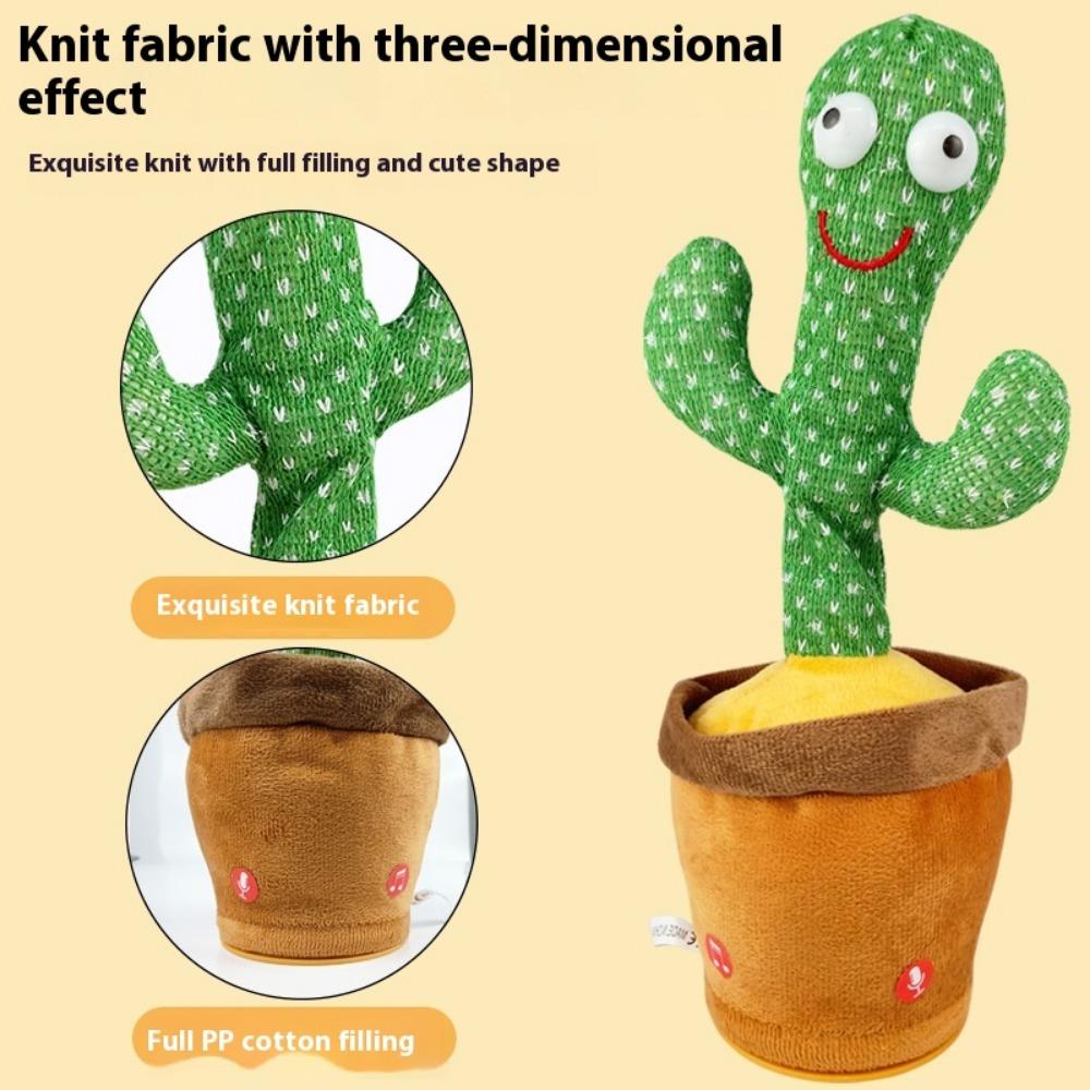 Popular Douyin, the Same Cactus Twists, Sings and Dances, Talking Children's Toys, Interactive Dolls