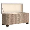 Vidaxl Panchine con Contenitore e Cuscino Grigio, 2 Pezzi, 69 Cm, Bastone da Acqua