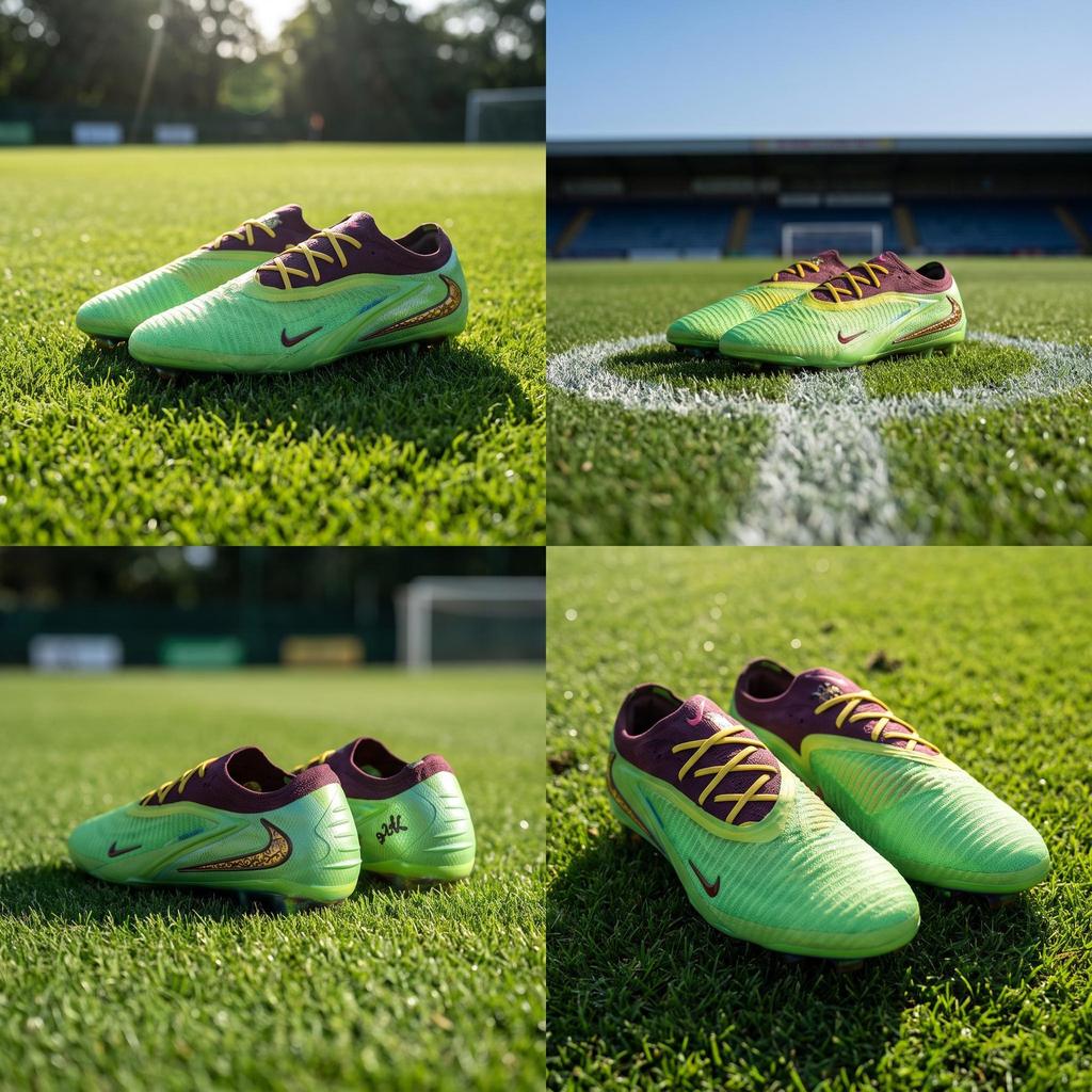 Nike X Cactus Jack Phantom 6 Soccer Shoes Men's Bright Neon Green IQ8140-900