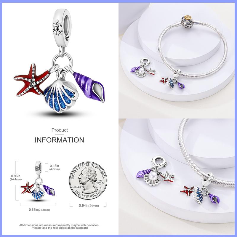 Prawdziwe 925 Sterling Silver kolorowy motyl sowa wróżka wisiorki koraliki Fit Fasion 925 oryginalne bransoletki naszyjniki Fine DIY biżuteria