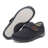XIHAHA New Autumn and Winter Old People Shoe Senile Wide Feet Swollen Shoes Eversion Soft Comfortable Diabetic Walking Shoes
