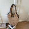 New casual shoulder bag hollow handbag woven bag women's summer large-capacity seaside vacation wind beach bag