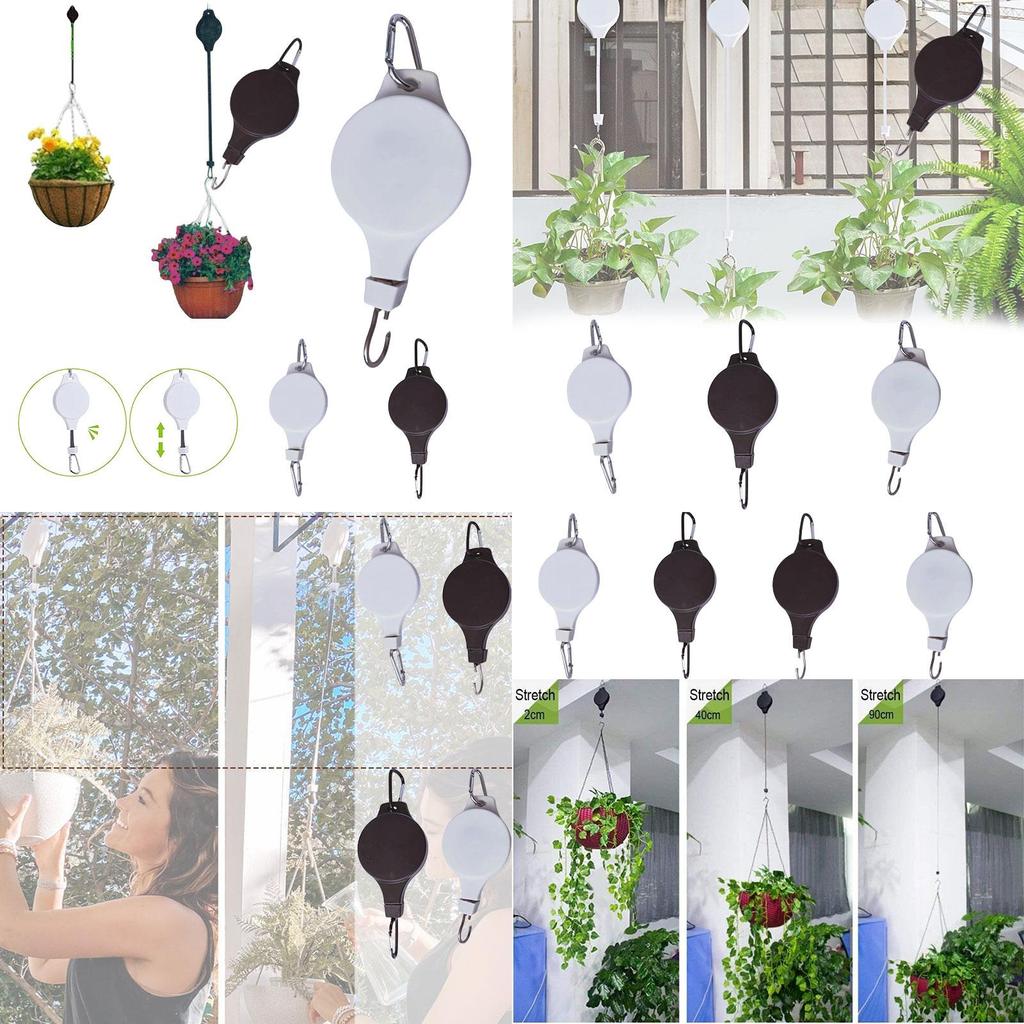 Convenient 21*8cm Size Extendable Plant Pulley For Easy Hanging