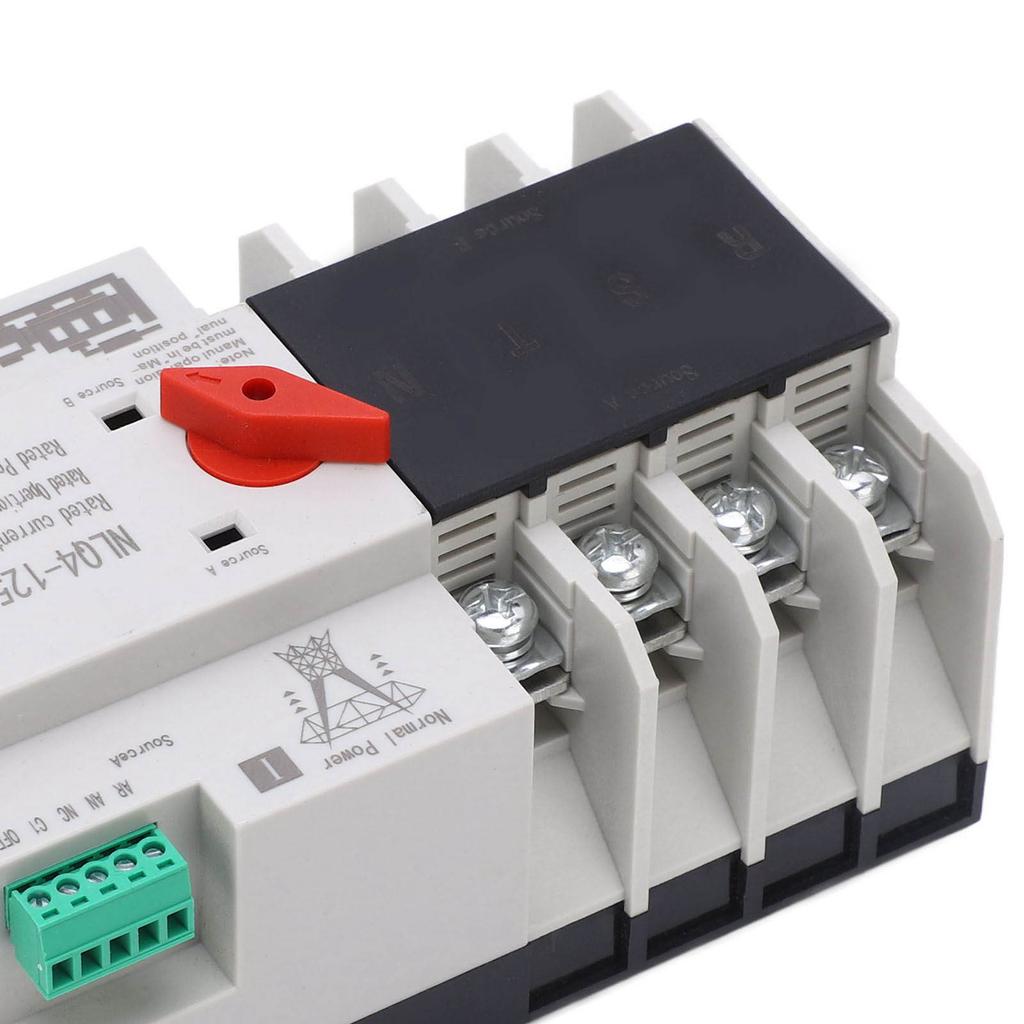 4P Dual Power Automatic Transfer   High Temperature Resistant Double Power Transfer   AC400V