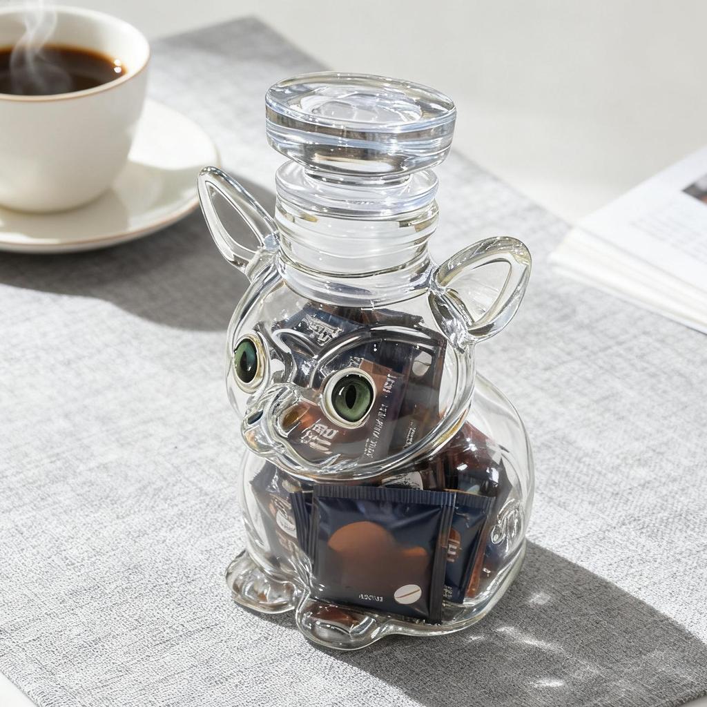 Grote Snoep Pot Snack Bewaarbus Dier-Vormige Bus met Deksel Luchtdichte Organizer Leuke Voedselbewaarcontainers Voor B iscuit