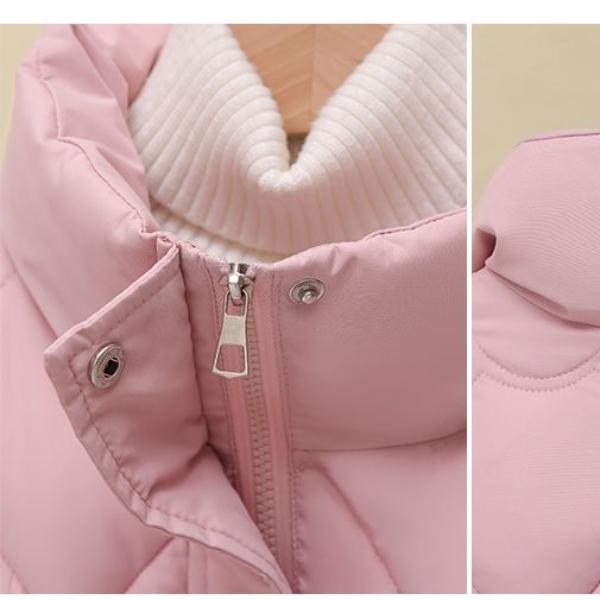 Fashionable and Slim Short Winter Jacket with Stand-up Collar for Women