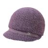 Wool hat in old man thickened grandma rabbit hair warm hat autumn and winter mother hat women cold knitted hat