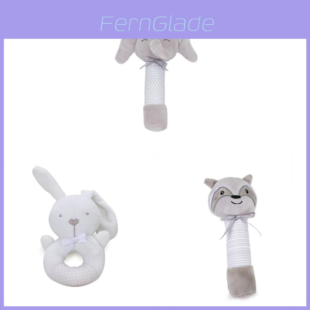 Baby Soft Plush Rattle Toy With Bb Call For Newborn Sensory Development