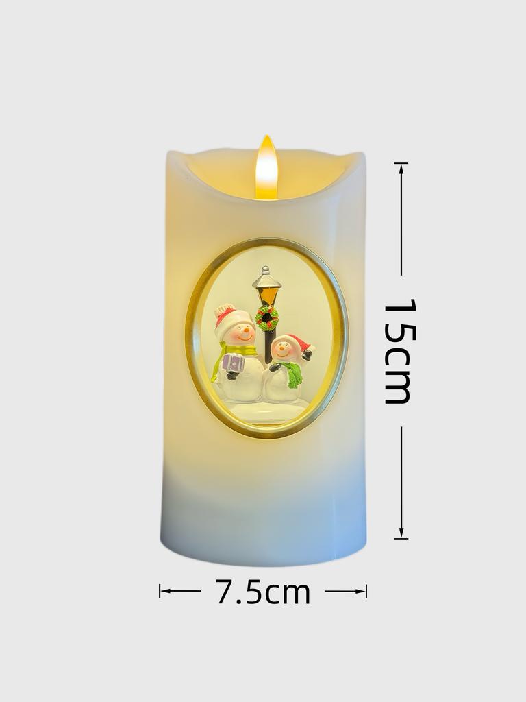 LED Christmas Candle Musical Lighting for Christmas Party Festival Home Decorations Candle