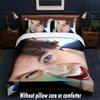 Harry Styles Design Bed Bedding Set 1 Duvet Cover + 2 Pillowcases Soft Breathable Household Bed Linens