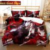 3D Anime Tokyo Ghoul Bedding Set Printed single Comforter Quilt Bed Cover Duvet Cover Pillow Case 3 Pieces Sets Kids Adult Size