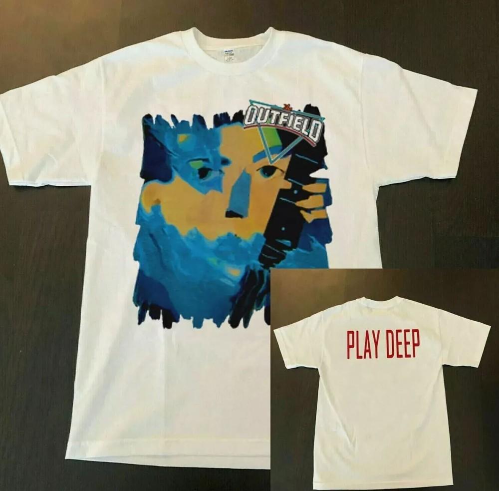 

THE OUTFIELD 86 NEVER WORN NEVER WASHED PLAY DEEP CONCERT T SHIRT GILDAN SHIRT Unisex T-Shirt XXL