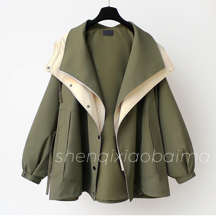 Korean Style Autumn Slimming Mid-Length Trench Coat - 2025 Casual Women's Fashion