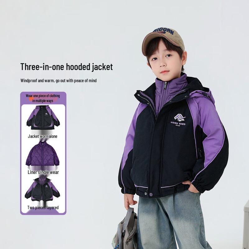 Yoyo Fairytale Boys  Windproof Winter Jacket 100