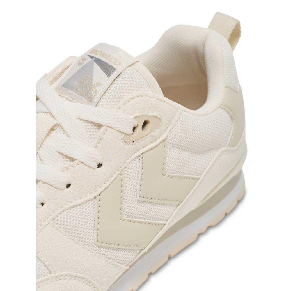 Hummel Monaco 86 sneakers mesh synthetic suede White