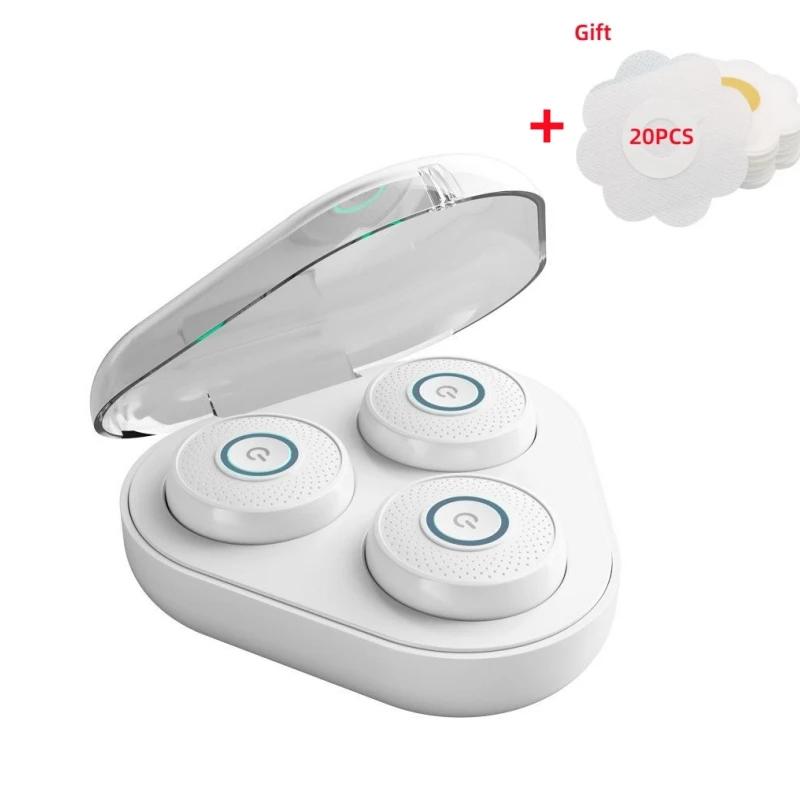 Fumigation Portable Rechargeable Mini Moxibustion Apparatus Smokeless Moxibustion Device Heating Acupoint Massage Pain Relief