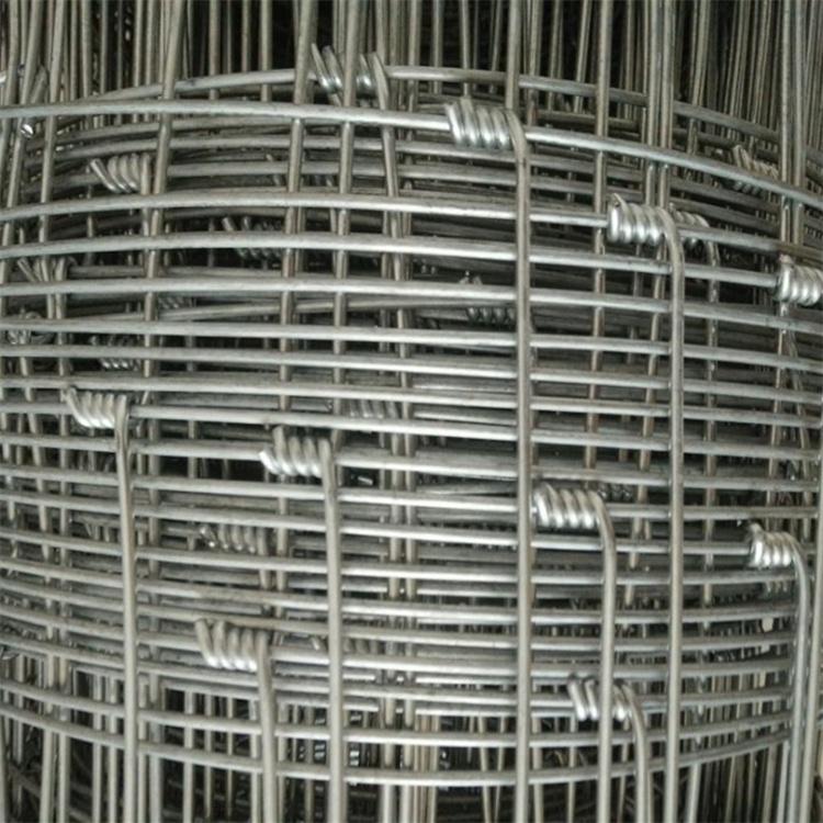 Custom High Strength Galvanized Farm Fencing Wire Mesh Hinge Joint Fence For Field Deer Goat Sheep
