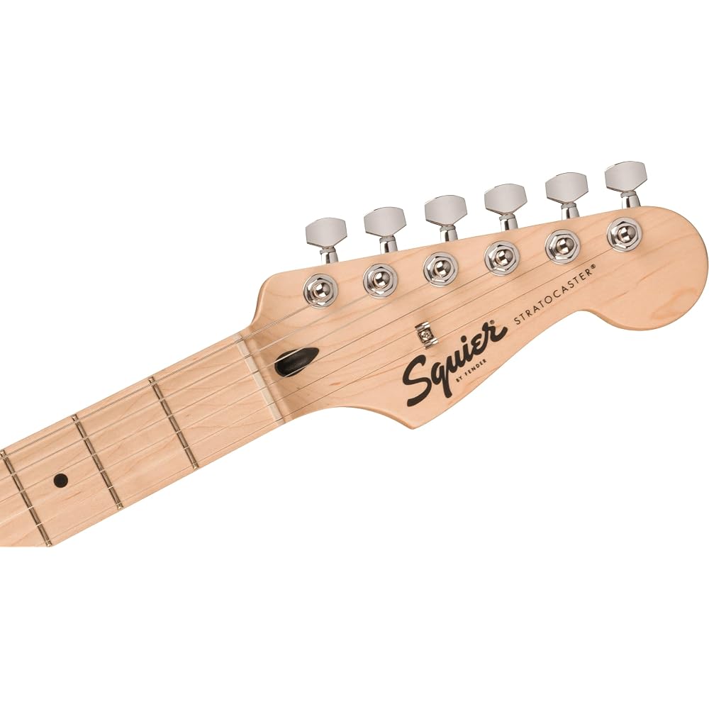 Squier by Fender Squier Electric Guitar Squier Sonic™ Stratocaster®, Maple Fingerboard, White Pic...