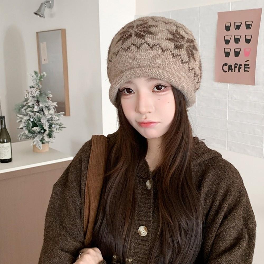 Drawstring Beanies Hat Keep Warm Winter Hat Fashion Skullies Cap  Autumn