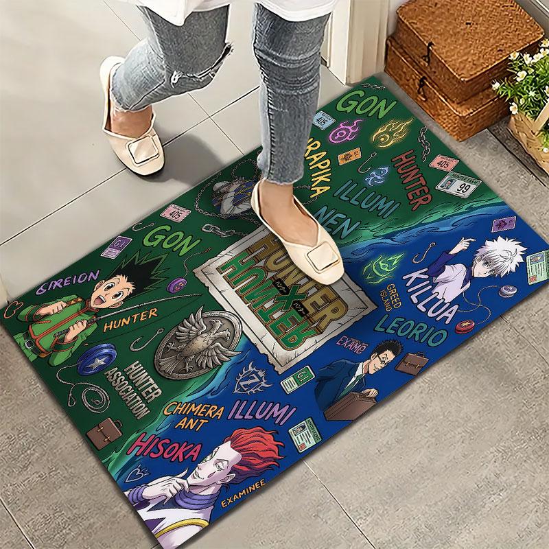 Hunter X Hunter Teppich Teppich für Wohnzimmer Schlafzimmer Zuhause Sofa Dekoration Kinder Spielen Rutschfeste Bodenmatte