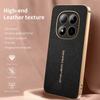 Fashion Lichee Pattern Phone Case For XiaoMi RedMi Note 15 Pro 5G PC Hard Shell Protective Plating Frame Shockproof Back Cover