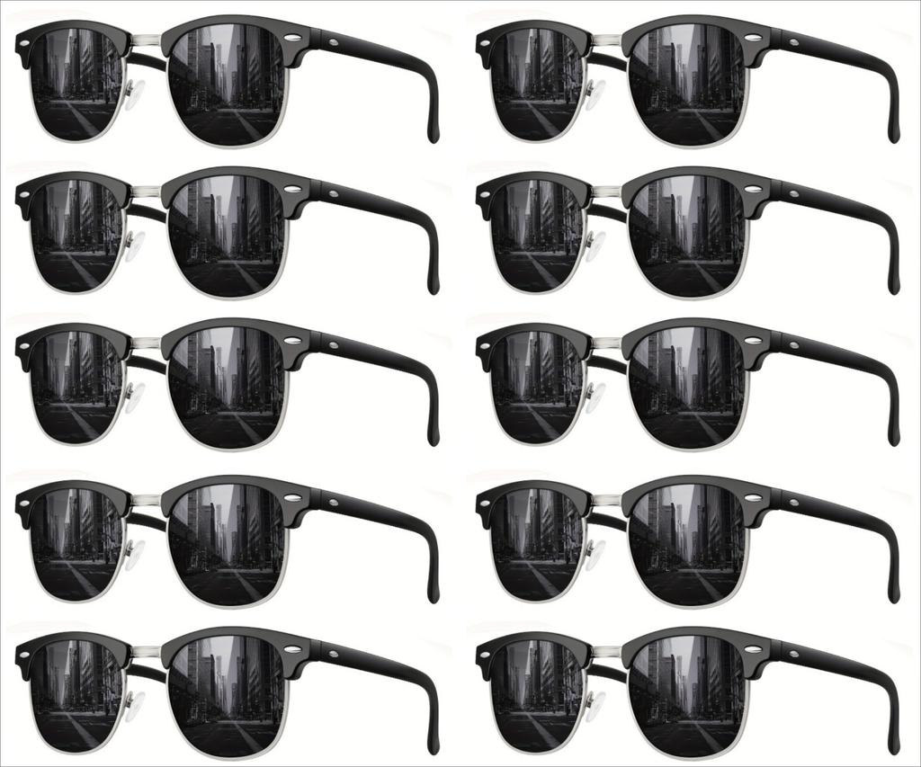 10pcs Fashion Men and Women Street Shooting All-match Sunglasses