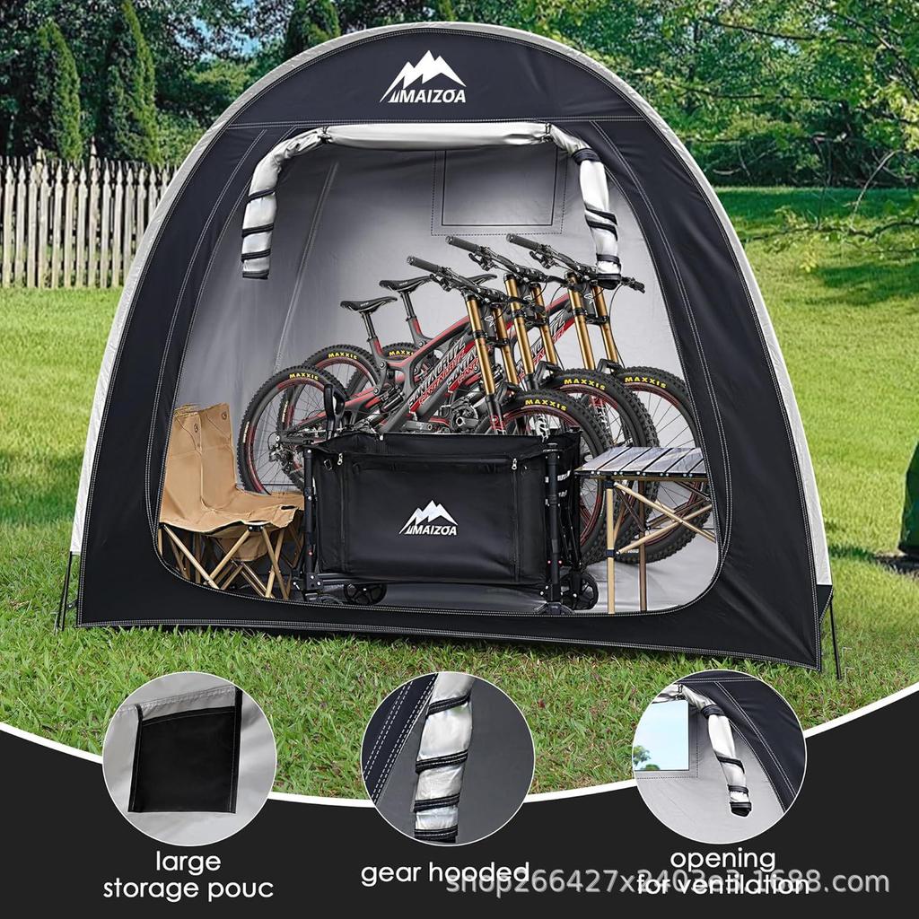 Portable Outdoor Bicycle Storage Tent - In Stock