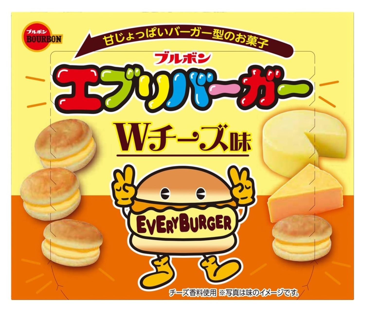 

Бурбон Every Burger W Cheese Flavor 58 г x 10 коробок