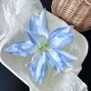 1PCS Multicolor Big Bohemia Lily Flowers Hair Clips Hawaiian Flowers Hair Pins for Bridal Wedding Hair Barrette Accessories