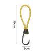 Outdoor Tent Bungee Elastic Rope Cords with Hook for Camping Canopy Tarp Tent Fixed Binding Belt Hook Cord Fastener