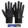 Winter Windproof Velvet Touchscreen Gloves for Electric Bike Cycling - Unisex