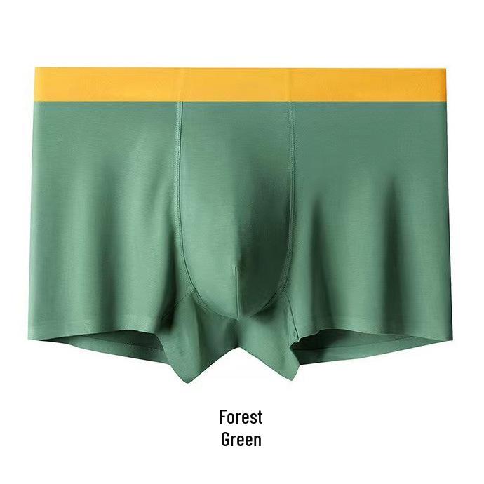 

Мужские бесшовные антибактериальные модальные боксеры-брифы - средней посадки, тонкие и дышащие 3XL