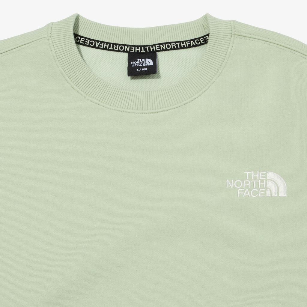 The North Face Sweatshirts Men's Green Crew Neck Moderate Other NM5MN03D
